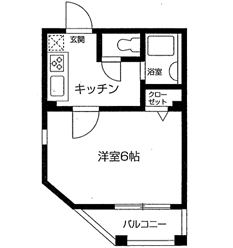 フラットSUGAWARA　間取り