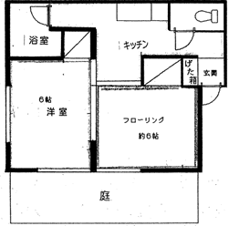 ハウス大坪101　間取り